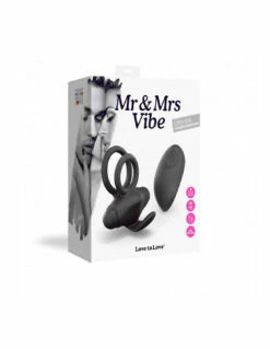 Love To Love Anneau Vibrant Télécommandé Mr & Mrs Vibe -PASSAGE DU DESIR Ventes anneau vibrant telecommande mr mrs vibe 4