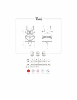 Obsessive Body Chic Bondy 5 Obsessive Body Chic Bondy -PASSAGE DU DESIR Ventes body chic bondy 2