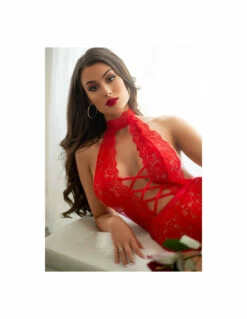 LEG AVENUE Body Ouvert & Dos Nu Rouge Emmy 7 LEG AVENUE Body Ouvert & Dos Nu Rouge Emmy -PASSAGE DU DESIR Ventes body ouvert dos nu rouge emmy leg avenue 3