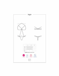 Obsessive Body Ouvert Darkie -PASSAGE DU DESIR Ventes body ouvert fiorenta 4