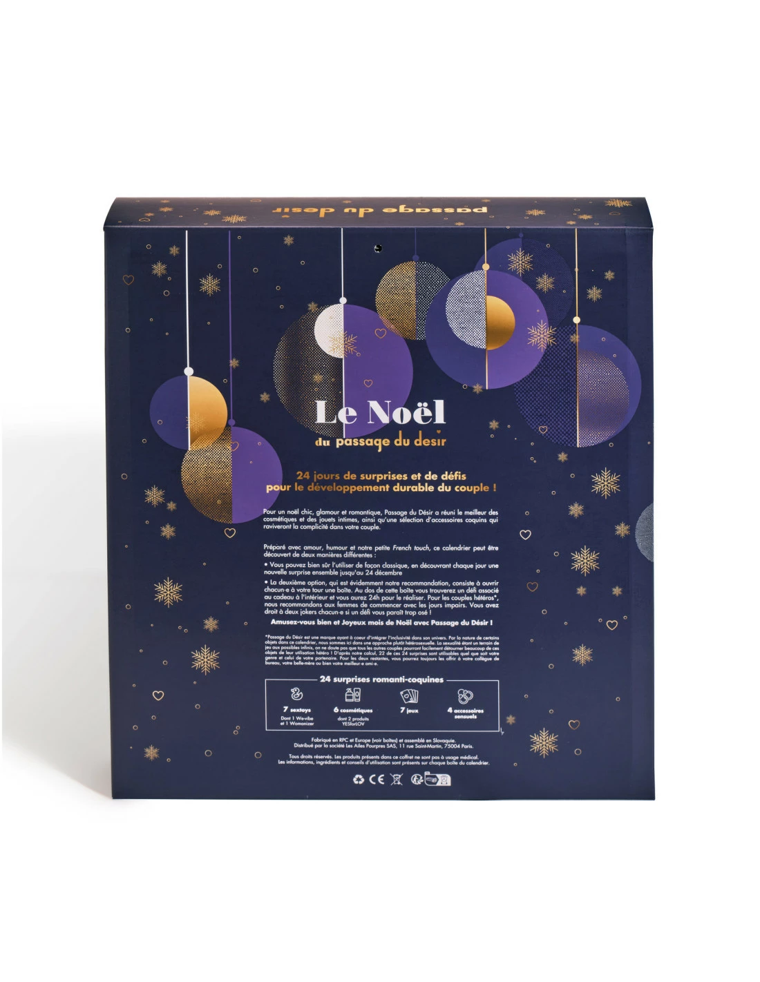 Calendrier De L'Avent Deluxe 2022 - Passage Du Désir 2 Calendrier De L'Avent Deluxe 2022 - Passage Du Désir – Image 2
