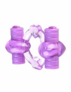 Cockring Double Vibreur "Double Dutch Ring" 7 Cockring Double Vibreur "Double Dutch Ring" -PASSAGE DU DESIR Ventes cockring double vibreur double dutch ring 2