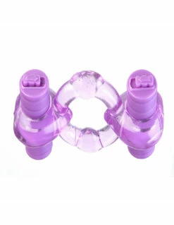 Cockring Double Vibreur "Double Dutch Ring" 8 Cockring Double Vibreur "Double Dutch Ring" -PASSAGE DU DESIR Ventes cockring double vibreur double dutch ring 3
