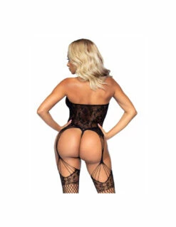 LEG AVENUE Combinaison Lanières Effet Porte-jarretelles 7 LEG AVENUE Combinaison Lanières Effet Porte-jarretelles -PASSAGE DU DESIR Ventes combinaison lanieres effet porte jarretelles 2