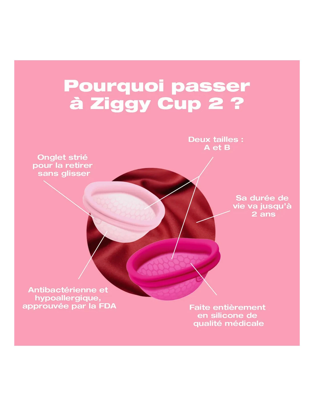 Intimina Coupe Menstruelle Premium Ziggy Cup 2 7 Intimina Coupe Menstruelle Premium Ziggy Cup 2 – Image 7
