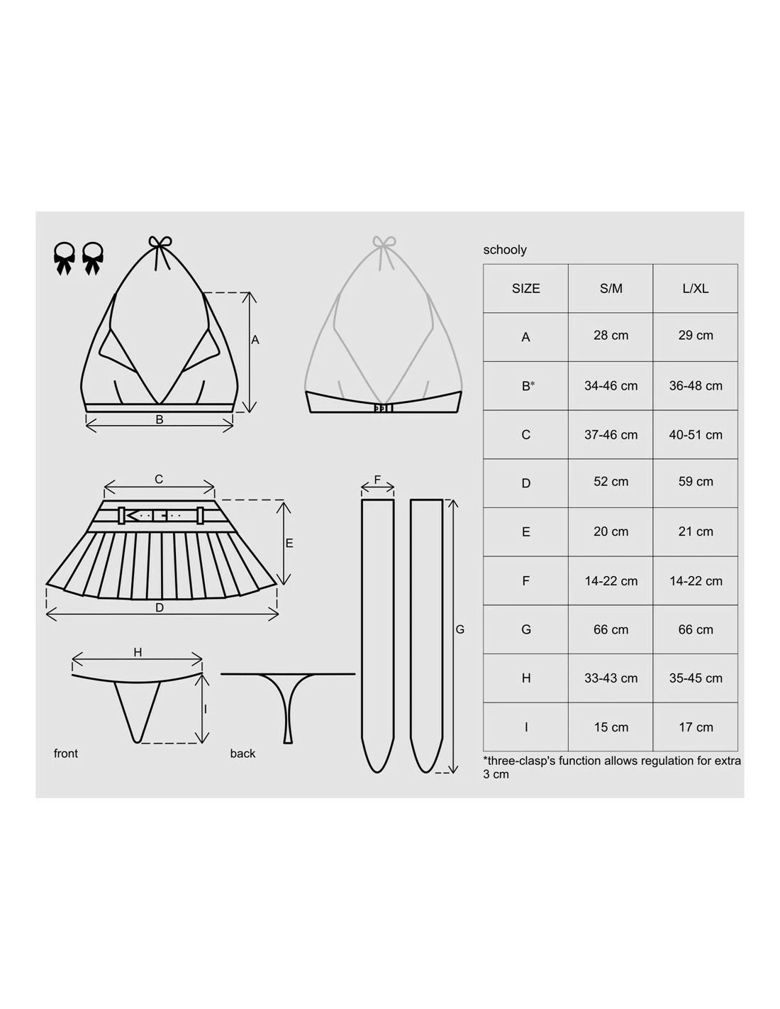 Obsessive Déguisement D'écolière Sexy 5 Obsessive Déguisement D'écolière Sexy – Image 5