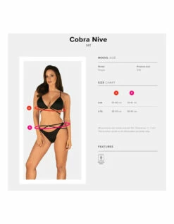 Obsessive Ensemble 2 Pièces Cobra Nive -PASSAGE DU DESIR Ventes ensemble 2 pieces cobra nive obsessive 4