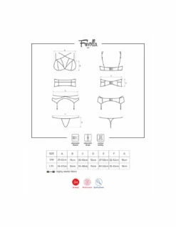 Obsessive Ensemble Frivolla 4 Pièces 5 Obsessive Ensemble Frivolla 4 Pièces -PASSAGE DU DESIR Ventes ensemble frivolla 4 pieces 2