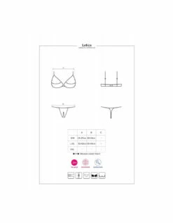 Obsessive Ensemble Ouvert Letica -PASSAGE DU DESIR Ventes ensemble ouvert letica 4