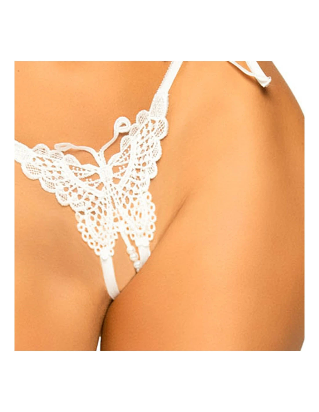 LEG AVENUE Ensemble Ouvert Papillons & Perles 4 LEG AVENUE Ensemble Ouvert Papillons & Perles – Image 4