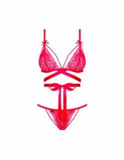 Obsessive Ensemble Rouge Lovlea -PASSAGE DU DESIR Ventes ensemble rouge lovlea 2