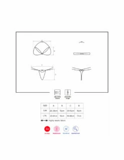 Obsessive Ensemble Sexy Burning Love -PASSAGE DU DESIR Ventes ensemble sexy burning love 4