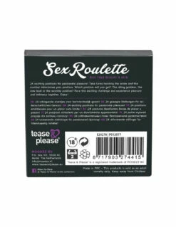 Jeu Sex Roulette Kamasutra -PASSAGE DU DESIR Ventes jeu sex roulette kamasutra 3