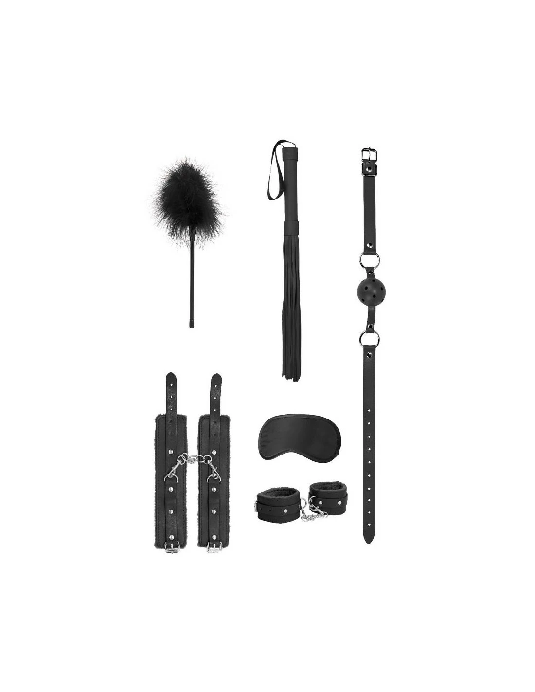 Ouch! Kit De Bondage Débutant 6 Pièces 1 Ouch! Kit De Bondage Débutant 6 Pièces