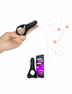 Magic Rise Anneau Vibrant Connecté -PASSAGE DU DESIR Ventes magic rise anneau vibrant connecte magic motion 4