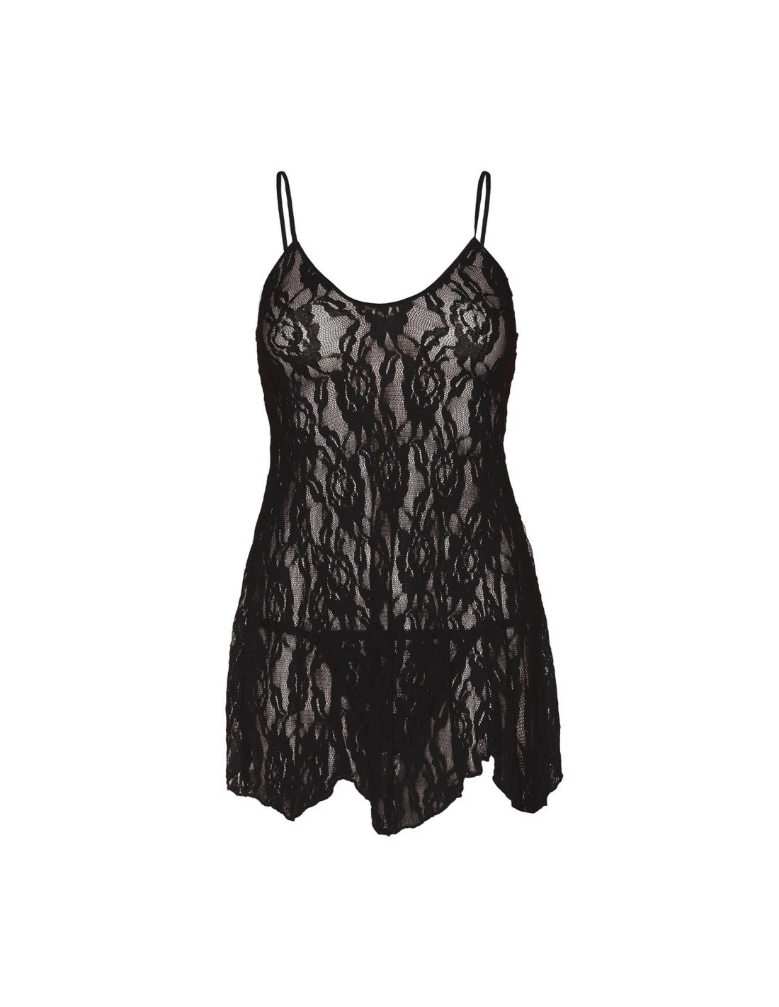 LEG AVENUE Nuisette Dentelle Et Résille 2 LEG AVENUE Nuisette Dentelle Et Résille – Image 2