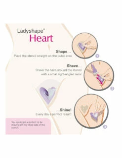 Pochoirs De Rasage Ladyshape -PASSAGE DU DESIR Ventes pochoirs de rasage ladyshape 3