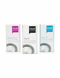 Préservatifs Vegan Fair Squared X10 (3 Types Disponibles)