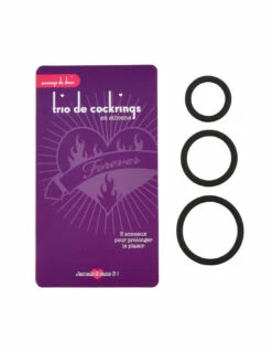 Trio De Cockrings En Silicone